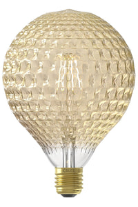 Calex Pineapple Lampe - E27 - Filament - G125 - Gold - Warmweiß - 4W