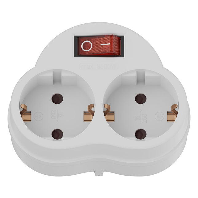 Calex Receptacle - 2-way - with Switch