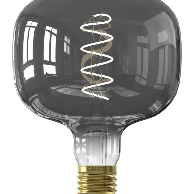 Calex Rondo Bulb - E27 - Filament - Titanium - WarmWhite - 4W