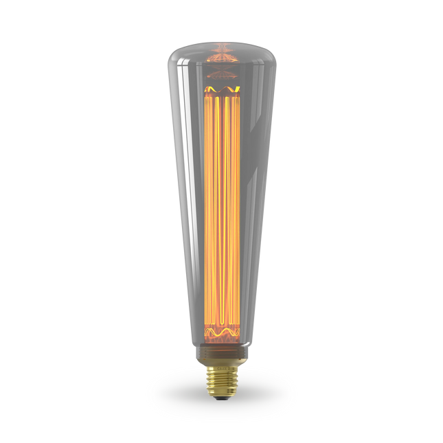 Calex Royal Kinna Bulb - E27 - Filament - Titanium