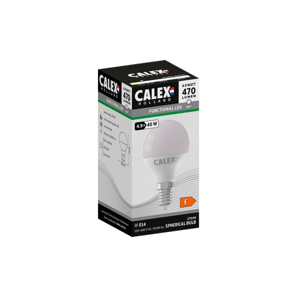 Calex SMD LED Lamp - E14 - P45 - White