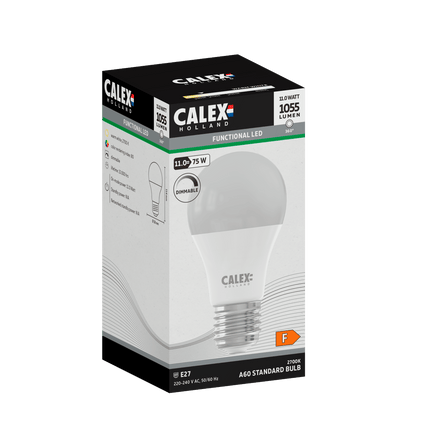 Calex SMD LED Lamp - E27 - A60 - White
