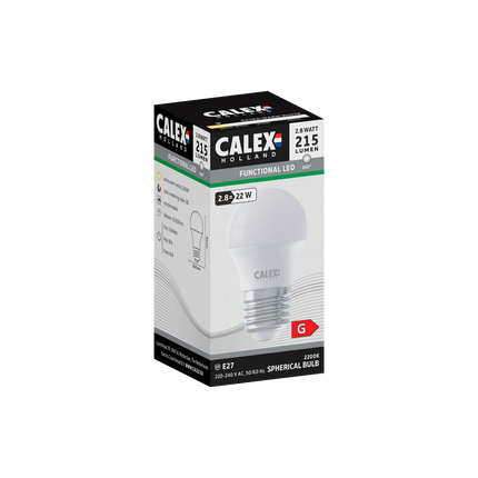 Calex SMD LED Lamp - E27 - P45 - White
