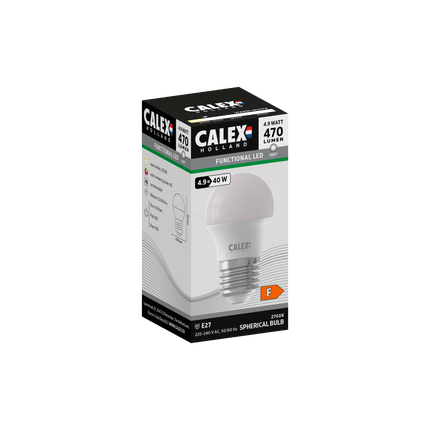 Calex SMD LED Lamp - E27 - P45 - White