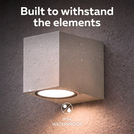 Calex Sanremo Wall Light Downlight - GU10 - Sand