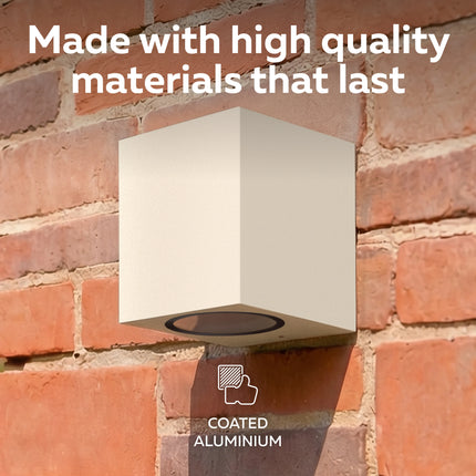 Calex Sanremo Wall Light Downlight - GU10 - Sand