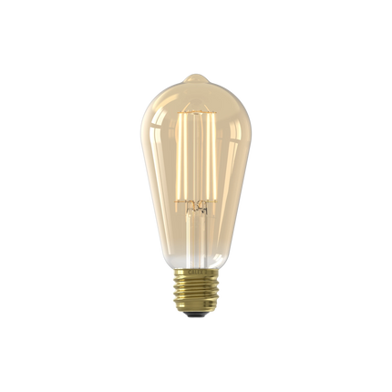 Calex Sensor Bulb - E27 - ST64 - Gold