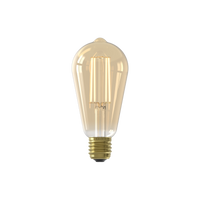 Calex Ampoule à capteur - E27 - ST64 - Or