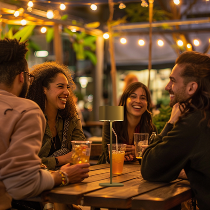 Calex Serino Table Light - Battery - Green