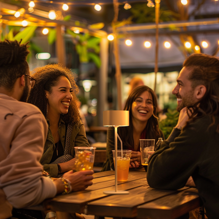 Calex Serino Table Light - Battery - Sand