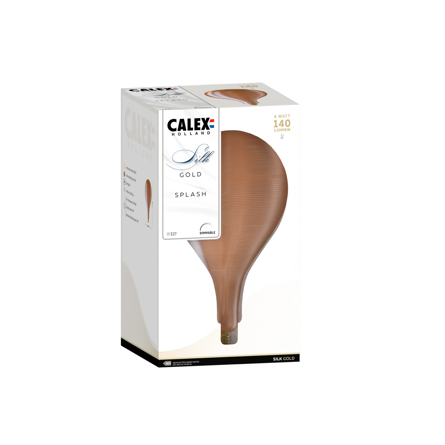 Calax Bulb Calex Silk Splash LED Bulb - E27 - Gold