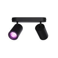 Calex Smart Ceiling Light - 2 Light Spot - Black