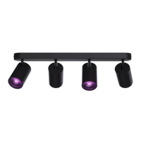 Calex Smart Deckenleuchte - 4 Lichtspot - Schwarz