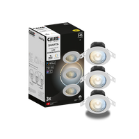 Calex Smart Spot encastré -Lot de 3 - 4,9 W - Blanc