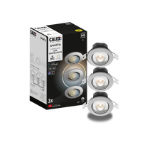 Calex Slimme Inbouwspot - 3-pack - Grijs