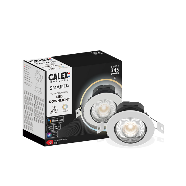 Calex Smart Downlight - CCT - White