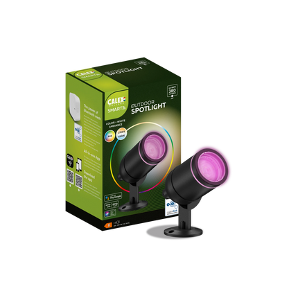 Calex Smart Ground Spot - RGB + CCT - Black