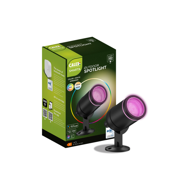 Calex Smart Ground Spot - RGB + CCT - Black