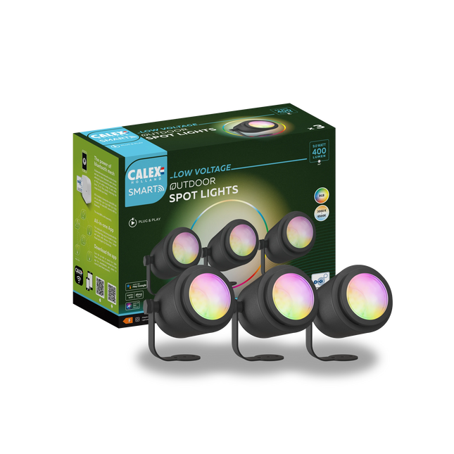 Calex Smart Ground Spots 24v - 3 Pack - RGB + CCT