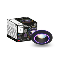 Calex Smart Spot Encastré Halo - RGB + CCT - Noir