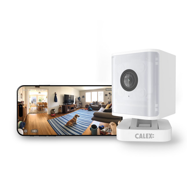 Calex Smart Indoor Camera - 4MP - White - UK