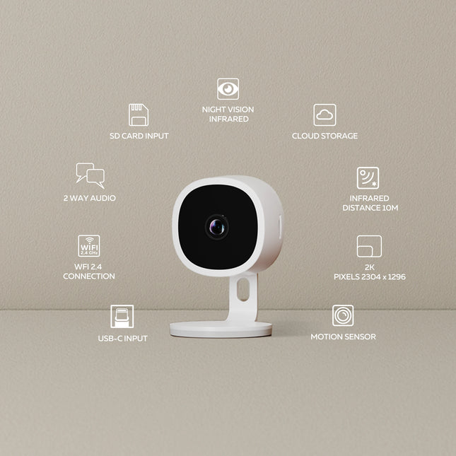 Calex Smart Indoor Camera set White