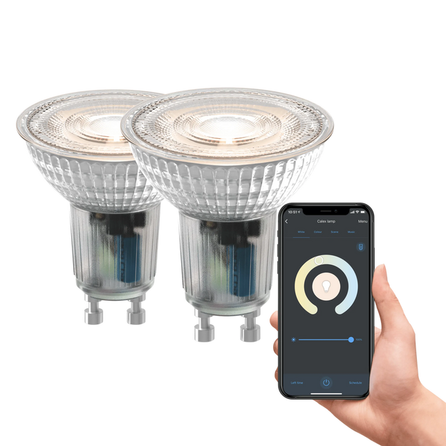 Calex Smart LED Bulb - 2 Pack - GU10 - CCT
