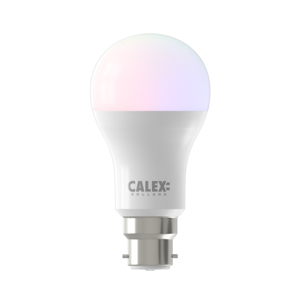Calex Smart LED Bulb - B22 - A60 - 9.4W - RGB - White - Dimmable