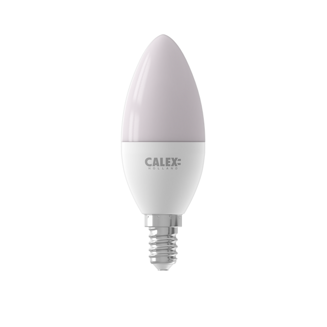 Calex Smart LED Bulb - E14 - B35 - 4.9W - RGB - White - Dimmable