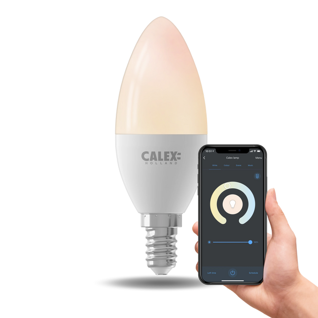 Calex Smart LED Bulb - E14 - B35 - White