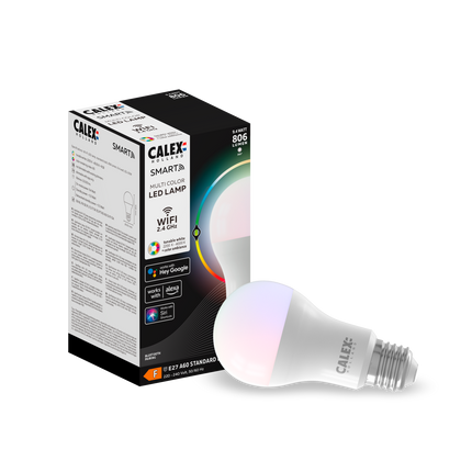 Calex Smart LED Bulb - E27 - A60 - White - 9.4W