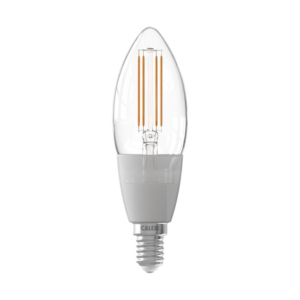 Calex Smart LED Bulb - Filament - E14 - B35 - Clear - 4.9W
