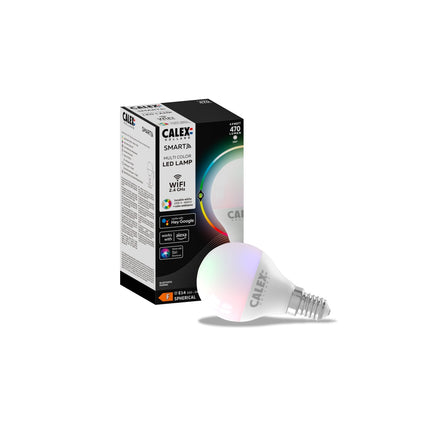Calex Smart LED Bulb - Filament - E14 - P45 - 7W - RGB