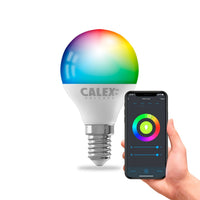 Calex Smart LED Bulb - Filament - E14 - P45 - 7W - RGB