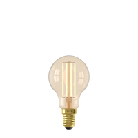 Calex Smart LED Bulb - Filament - E14 - P45 - Gold - 4.9W - Dimmable