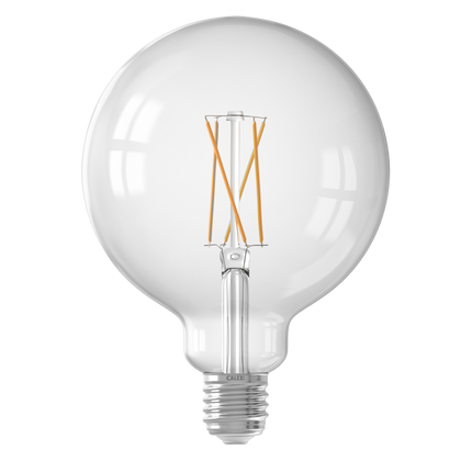 Calex Smart LED Bulb - Filament - E27 - G125 - Clear - 7W - Dimmable