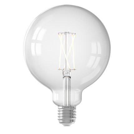 Calex Smart LED Bulb - Filament - E27 - G125 - Clear - 7W - Dimmable