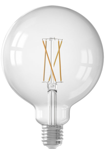 Calex Smart LED Bulb - Filament - E27 - G125 - Clear - 7.5W - Dimmable