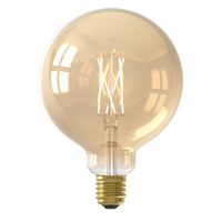 Calex Smart LED-Lampe - Filament - E27 - G125 - Gold - 7W - Dimmbar