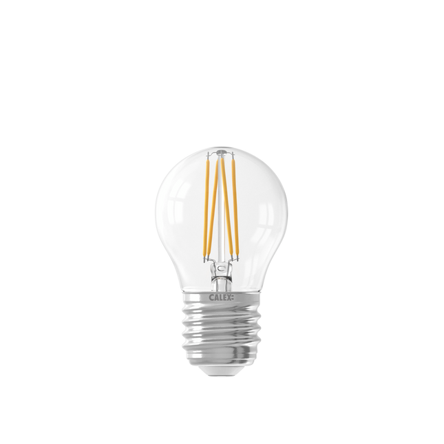 Calex Smart LED Bulb - Filament - E27 - P45 - Clear - 4.9W