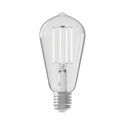 Calex Smart LED Bulb - Filament - E27 - ST64 - Clear - 7W - Dimmable