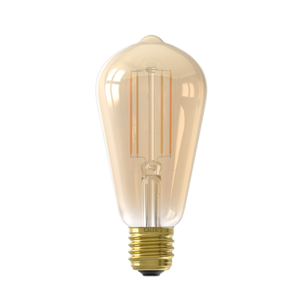 Calex Smart LED Bulb - Filament - E27 - ST64 - Gold - 7W