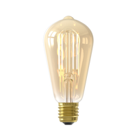 Calex Smart LED Bulb - Filament - E27 - ST64 - Gold - 7W - Dimmable