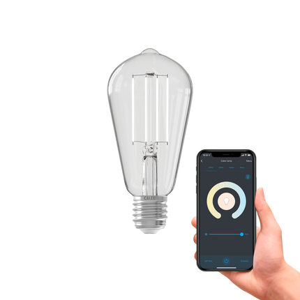 Calex Smart LED Bulb - Filament - ST64 - CCT - Clear