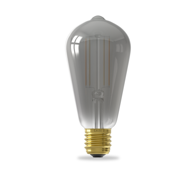 Calex Smart LED Bulb - Filament - ST64 - Smokey - E27 - 7W - Dimmable