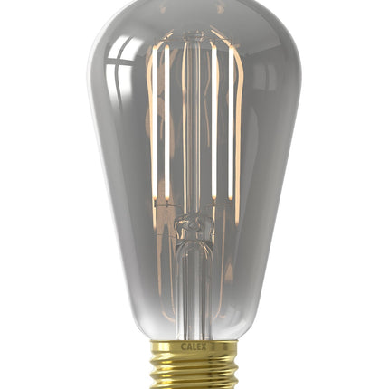 Calex Smart LED Bulb - Filament - ST64 - Smokey - E27 - 7W - Dimmable