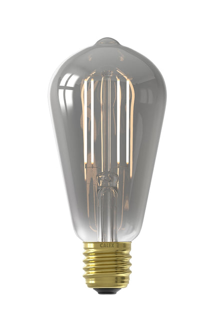 Calex Smart LED Bulb - Filament - ST64 - Smokey - E27 - 7W - Dimmable