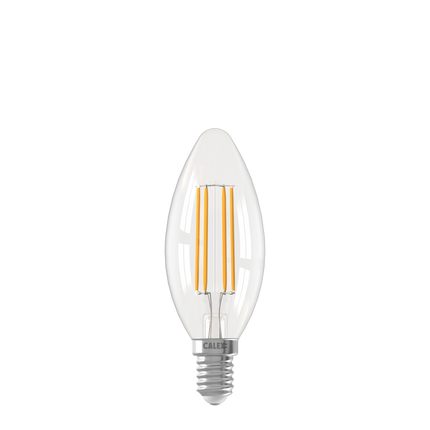 Calex Smart LED Lamp - Filament - E14 - B35 - Clear - Dimmable