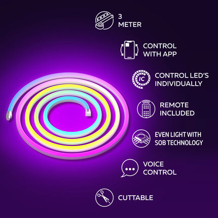 Calex Smart LED Strip – 3M – RGBIC
