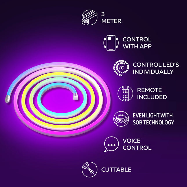 Calex Smart LED Strip – 3M – RGBIC